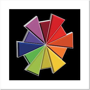 Color wheel Posters and Art